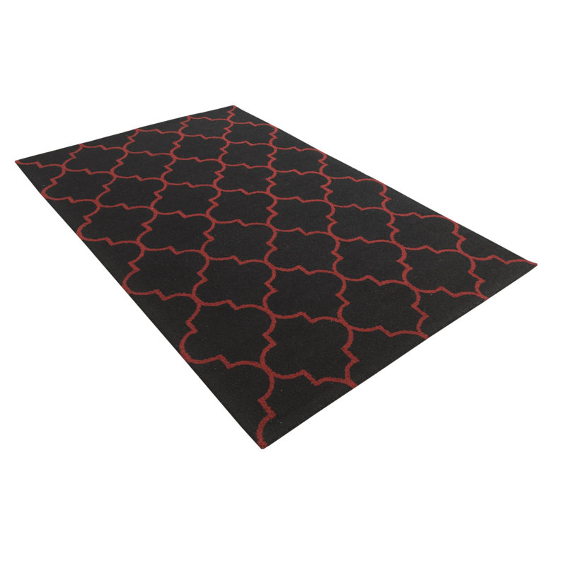 Tapis noir Otto