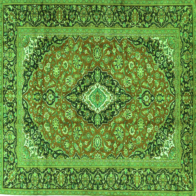 Amitiel Washable Oriental Indoor Rug, Square 4'