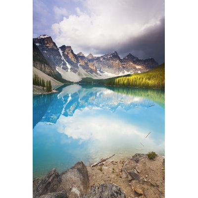 Moody moraine lake