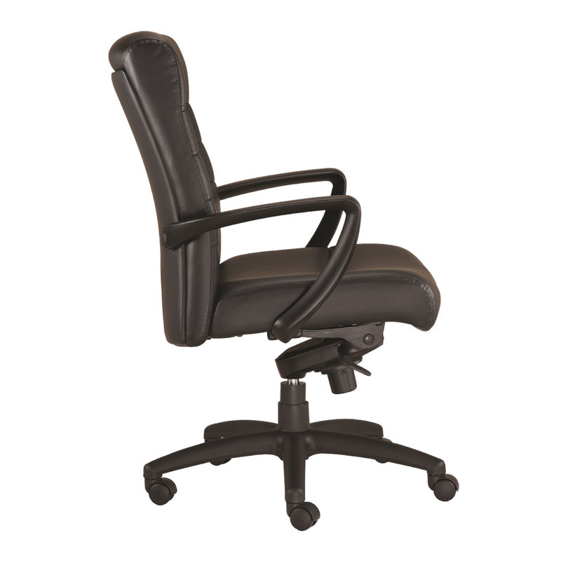 Chaise de bureau Aoiffe, Noir, Noir