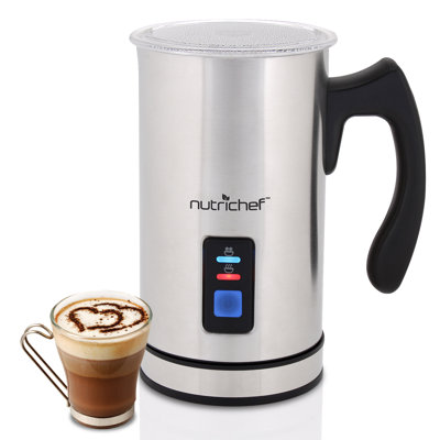 NutriChef Stainless Steel Automatic Milk Frother