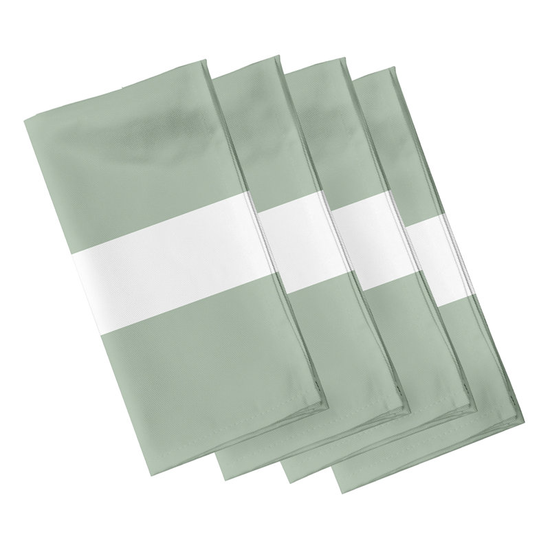 Ensemble de serviettes 4 pièces Woodmont, Céleri pâle, L 18 po x L 18 po
