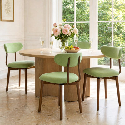Ensemble de chaises de salle à manger rembourrées 4 pièces Modern