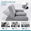 Colour 3-Seater Convertible Futon Sofa Bed-631080400