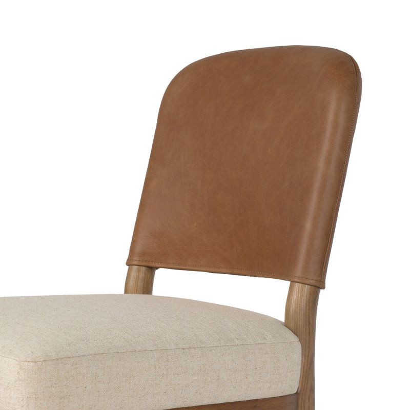 Ryver Dining Chair-Dulane Mahogany, Antwerp Natural