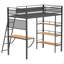 Lit mezzanine simple à 3 tablettes