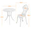 color  All Weather Table Set Antique Aluminium Bistro Dining Set-579865823