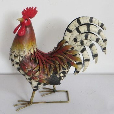 Rayleigh Animals Weather Resistant UV Resistant Metal Garden Statue
