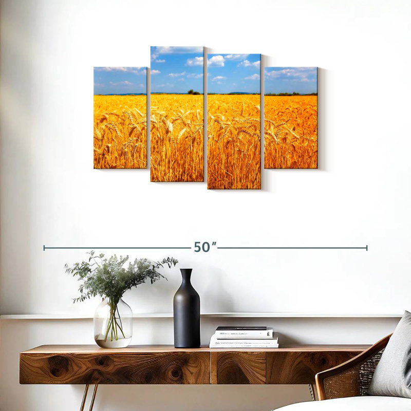 Harnek blé prêt pour la récolte, H 22 po x l 36 po