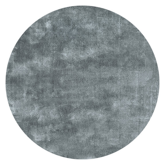 Ground Control Area Rug in Gray, Round 4'11"