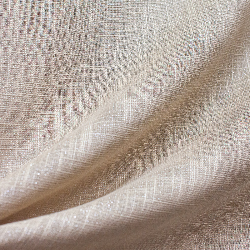 Metallic Sheer | Zeil Fabric_ZEIL/110, Beige