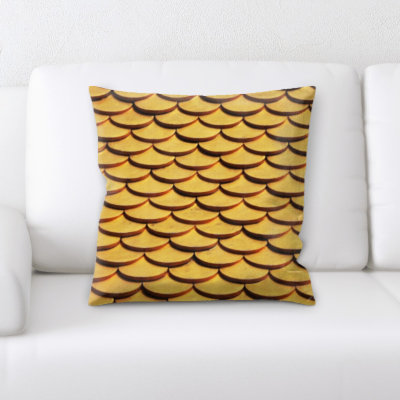 Microsuede Reversible Throw Pillow
