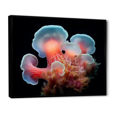 " Coral And Black Anemone Reef "
