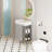 21.6'' Single Bathroom Vanity with Ceramic Top-129539847