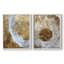 ABSTRACT Series Cxxvii - reproduction encadrée de qualité supérieure - prête à être accrochée - aucun clou requis - aucun clou requis-1446853469-1446853450