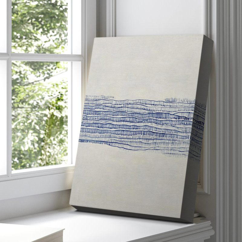 Toile tendue avec châssis abstrait CDLxx - prêt à être accroché, H 36 po x l 24 po