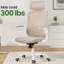 Fauteuil de bureau ergonomique avec appui-tête réglable et soutien lombaire, idéal pour une utilisation confortable à la maison et au bureau-1420137952-1420137953