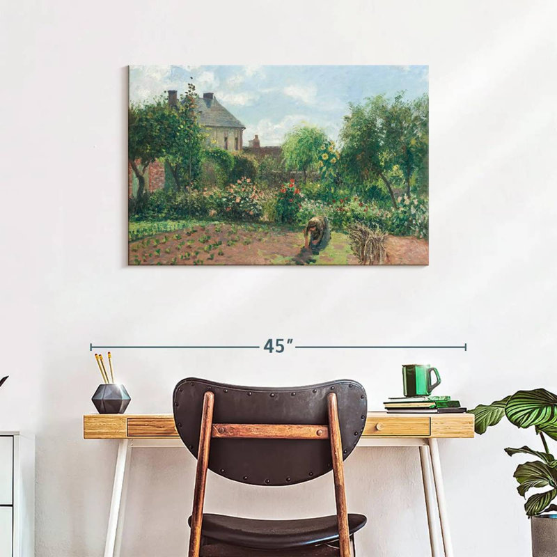 Senne, jardin de l'artiste à Eragny, 1898, H 24 po x l 36 po