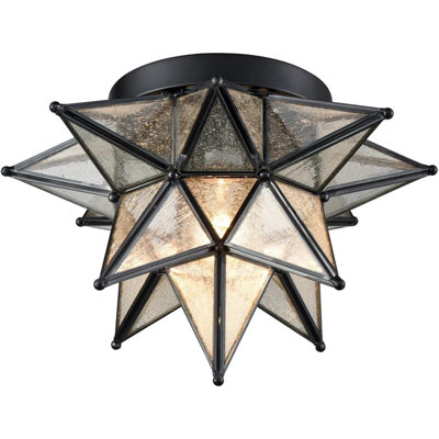 Lustre moderne marocain en forme d'étoile