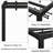 Bed Frame No Box Spring Needed Heavy Duty Platform Steel Support 2500 Lbs Bed Frame Easy To Assembly Non-Slip Noise Free Black Metal Bed Frame-1300396621