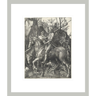 Knight Death and Devil by Albrecht Dürer -Framed Giclee Print