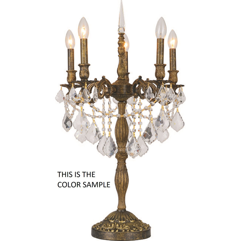 Lampe de table 28 po Bonfante, Bronze
