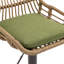 Swivel Upholstered Adjustable Height Counter Stool-329266638