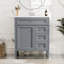 Ensemble de meuble-lavabo simple 30 po avec plateau Delene-1894123307