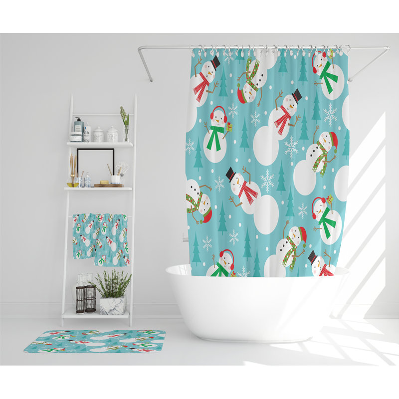 Otho Polyester Shower Curtain Set