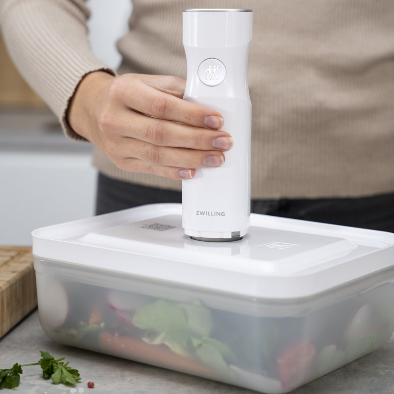 Boîte pour réfrigérateur Fresh & Save, plastique, semi-transparent gris