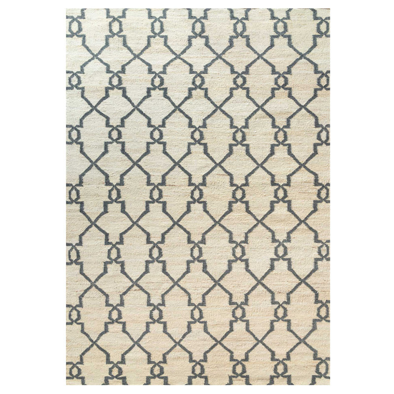 Skedee Geometric Hand Woven Area Rug, Rectangle 80 x 150cm