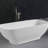 67'' x 29.5'' Freestanding Soaking Solid Surface Bathtub