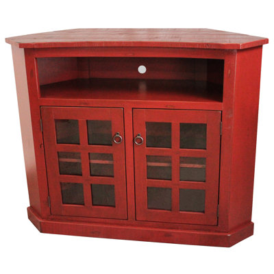 Campos Unfinished Corner TV Stand for TVs up to 55"