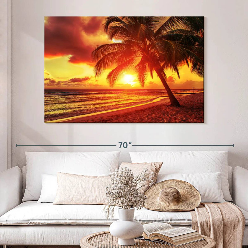 Gillard Barbados Island Beach, 34" H x 51" W