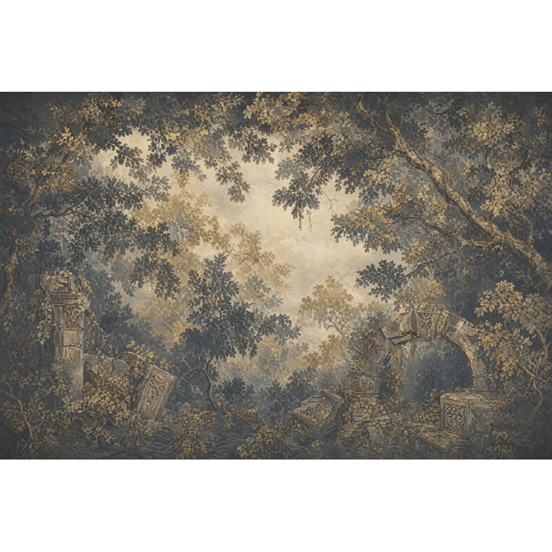 Panneau mural Woodland, 120"x96", Peel and Stick