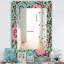Miroir mural en fleur 26-40101170