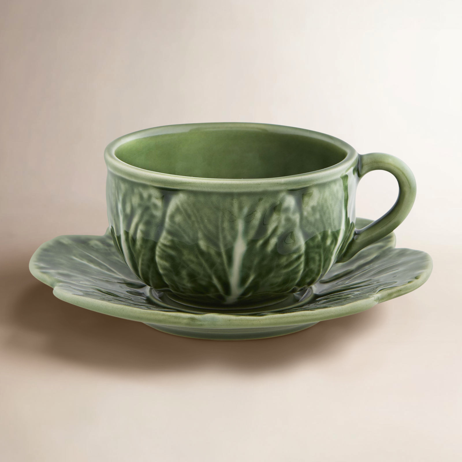 Cabbage Earthenware Teacup