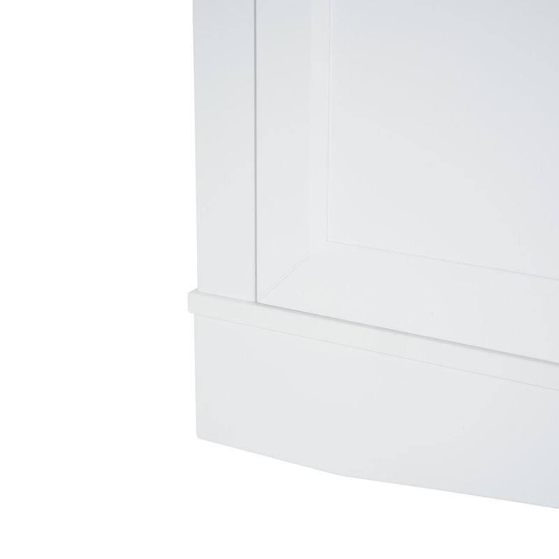 Meuble télé et centre de divertissement spacieux, console moderne en bois aggloméré