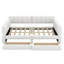 Lit plateforme tapissier avec port USB et 2 tiroirs-2088441101