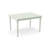 Elegant White 30" Farmhouse Dining Table with Durable Solid Wood Construction-1424579120