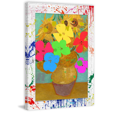 «Flower and Sun», reproduction sur toile tendue