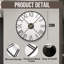 Bertsche Metal Wall Clock
