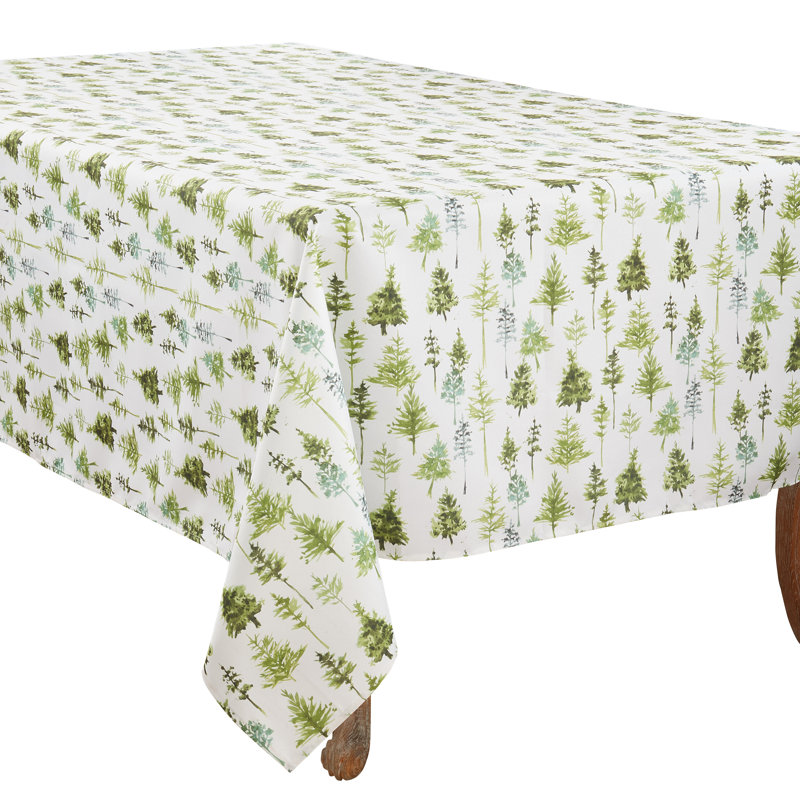 Rectangular_Forest Trees Tablecloth, 90" L x 65" W