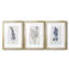 Découpage floral I - Impression encadrée sur mesure de qualité supérieure mate - 3 pièces-2031541633-2031541637
