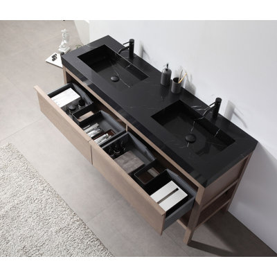 Ensemble de meuble-lavabo double 72 po Ariane