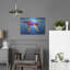 «Humpback Whale - Rainbow» par Dawg Painter de Luxe Metal Art