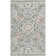Agra Damask Handmade Tufted Wool Beige/Blue Area Rug