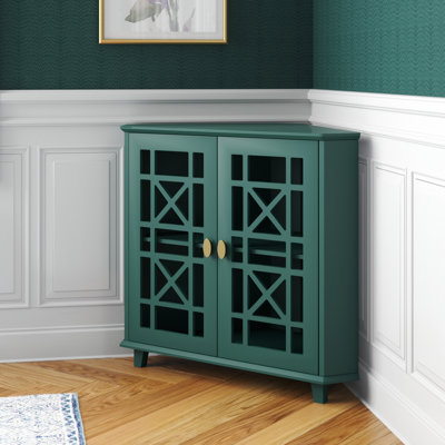 Bettilou 2-Door Corner Accent Cabinet