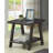 Contemporary Replicated Wood Shelf End Table