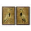 «Gold Crane at Dusk I», ensemble de reproductions d'art sur toile encadrées-1671585469-1671585470